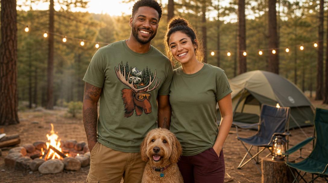 Camping shirts that look great in photos