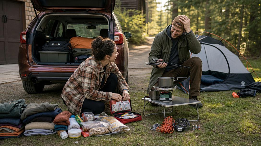 Balancing weight and comfort in camping gear