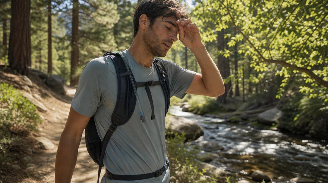 Comparison of different vent types on hiking shirts