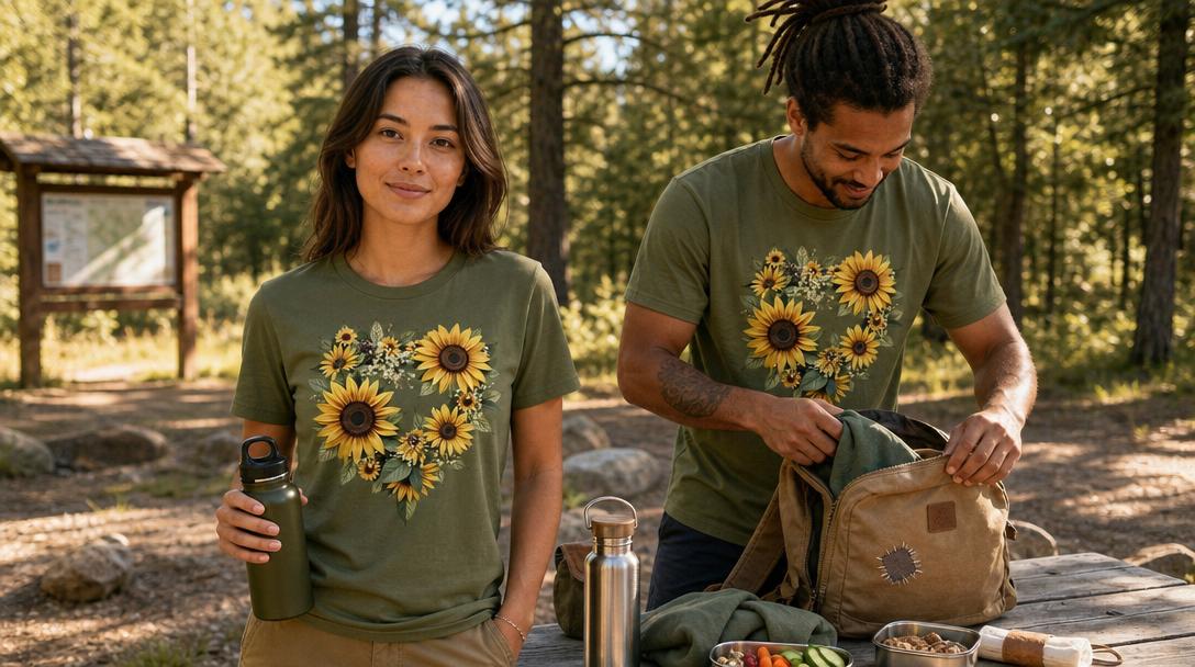Eco-friendly materials and national park tees