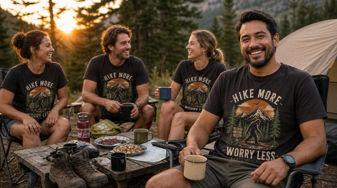 Hiking shirt layering system overview