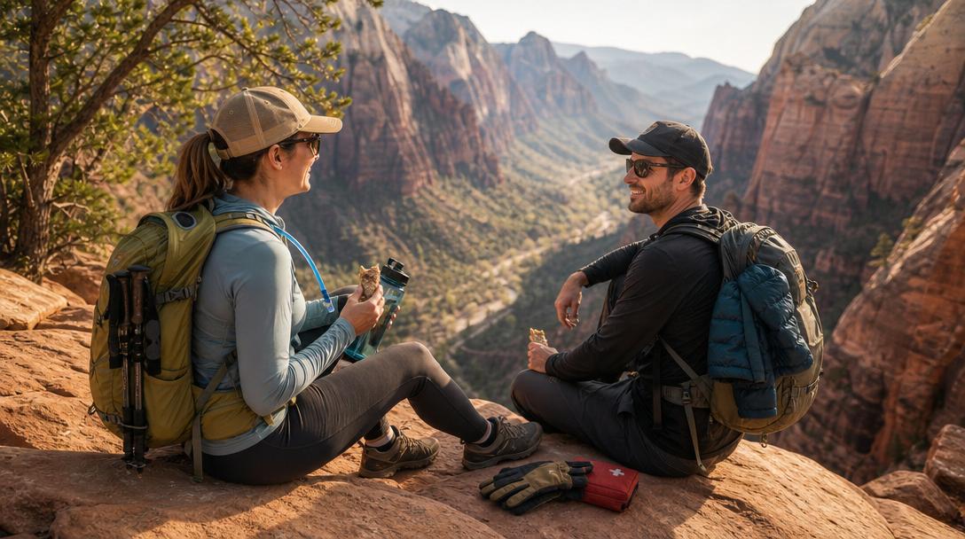 Angels Landing Hiking Gear in Zion National Park