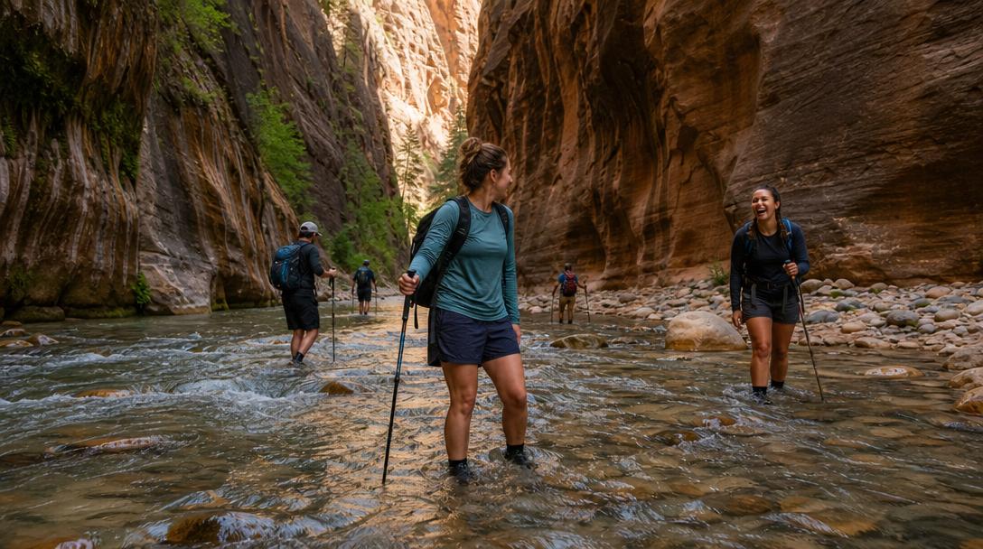 Hiking The Narrows in Zion National Park