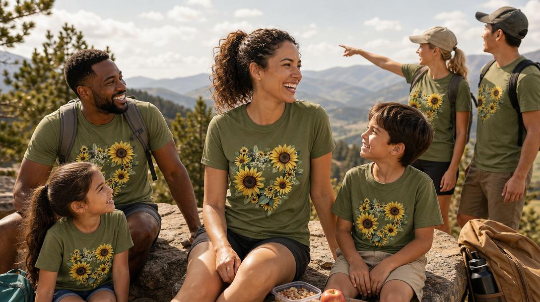 Hiker wearing a casual hiking shirt