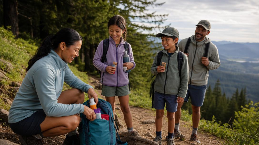 Well packed backpack for a 2–3 day hiking trip