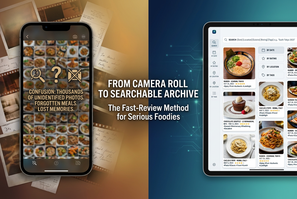 The Serious Foodie’s Guide to Never Forgetting a Meal Again: The Fast-Review Method