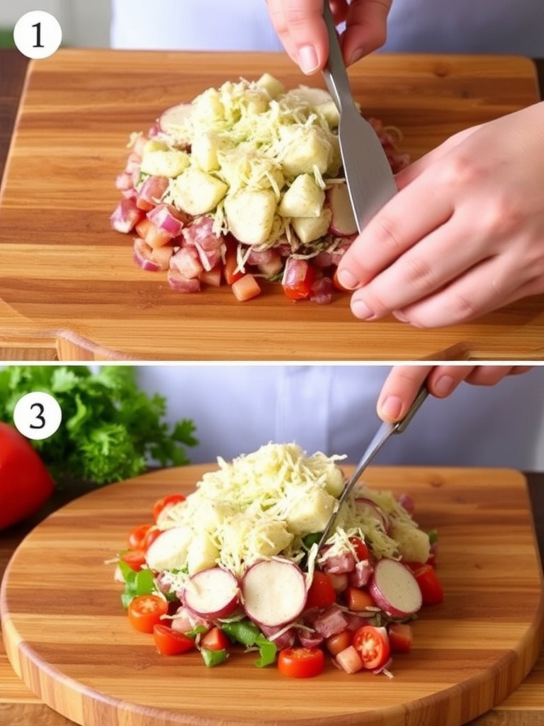 salade de pates preparation