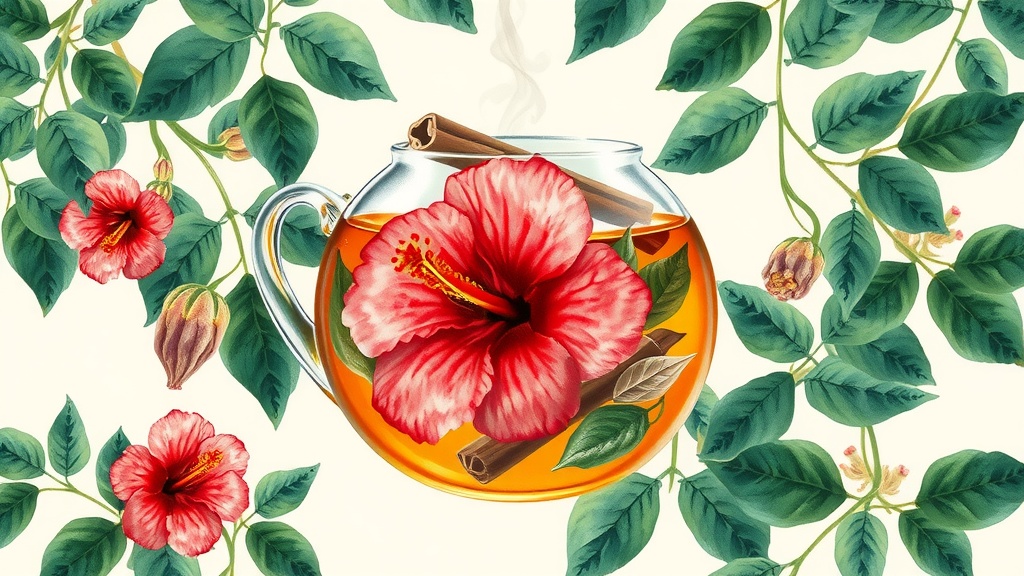 Infusão de Hibisco com Canela para Emagrecer