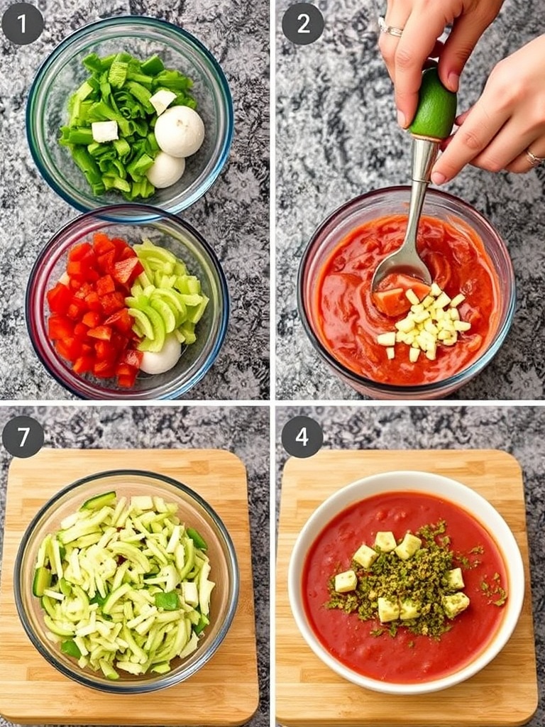 gaspacho preparation