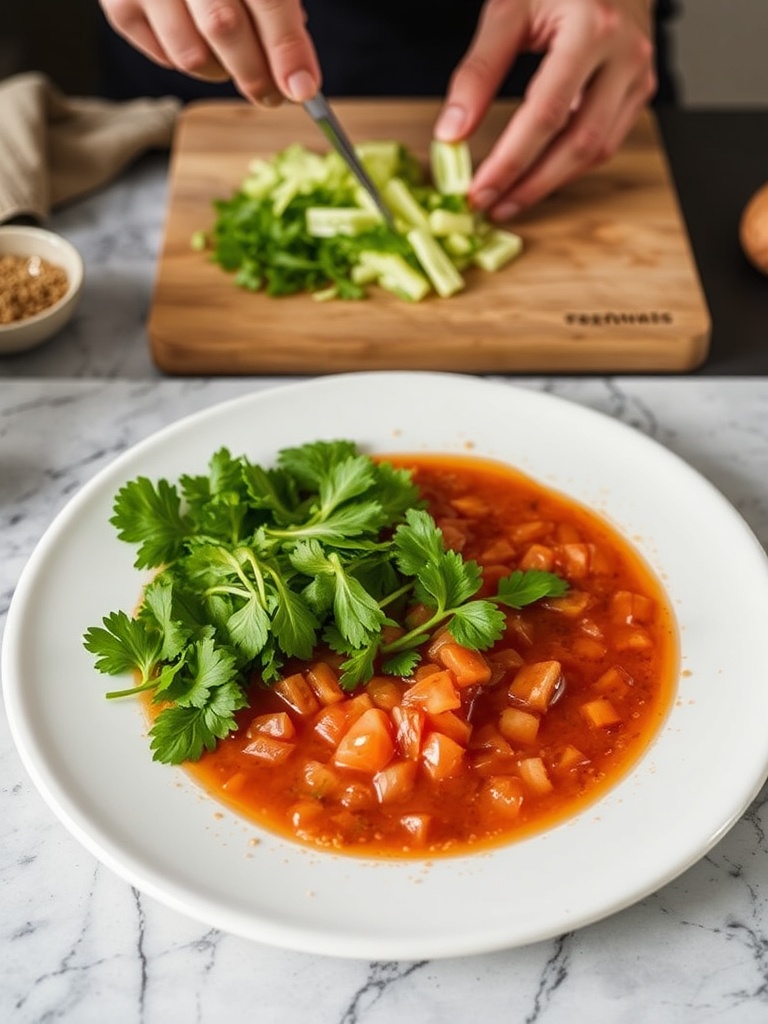 gaspacho preparation