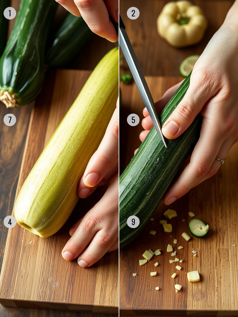 courgette farcie preparation