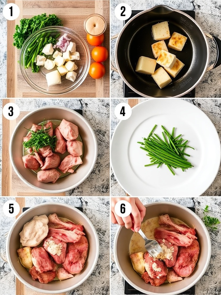 recette blanquette de veau preparation