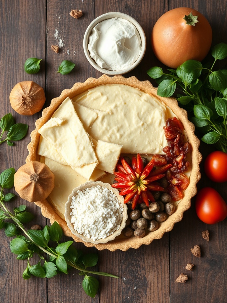 quiche sans pâte ingredients