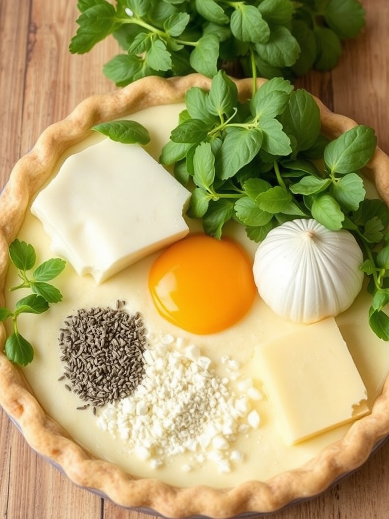 quiche sans pâte ingredients