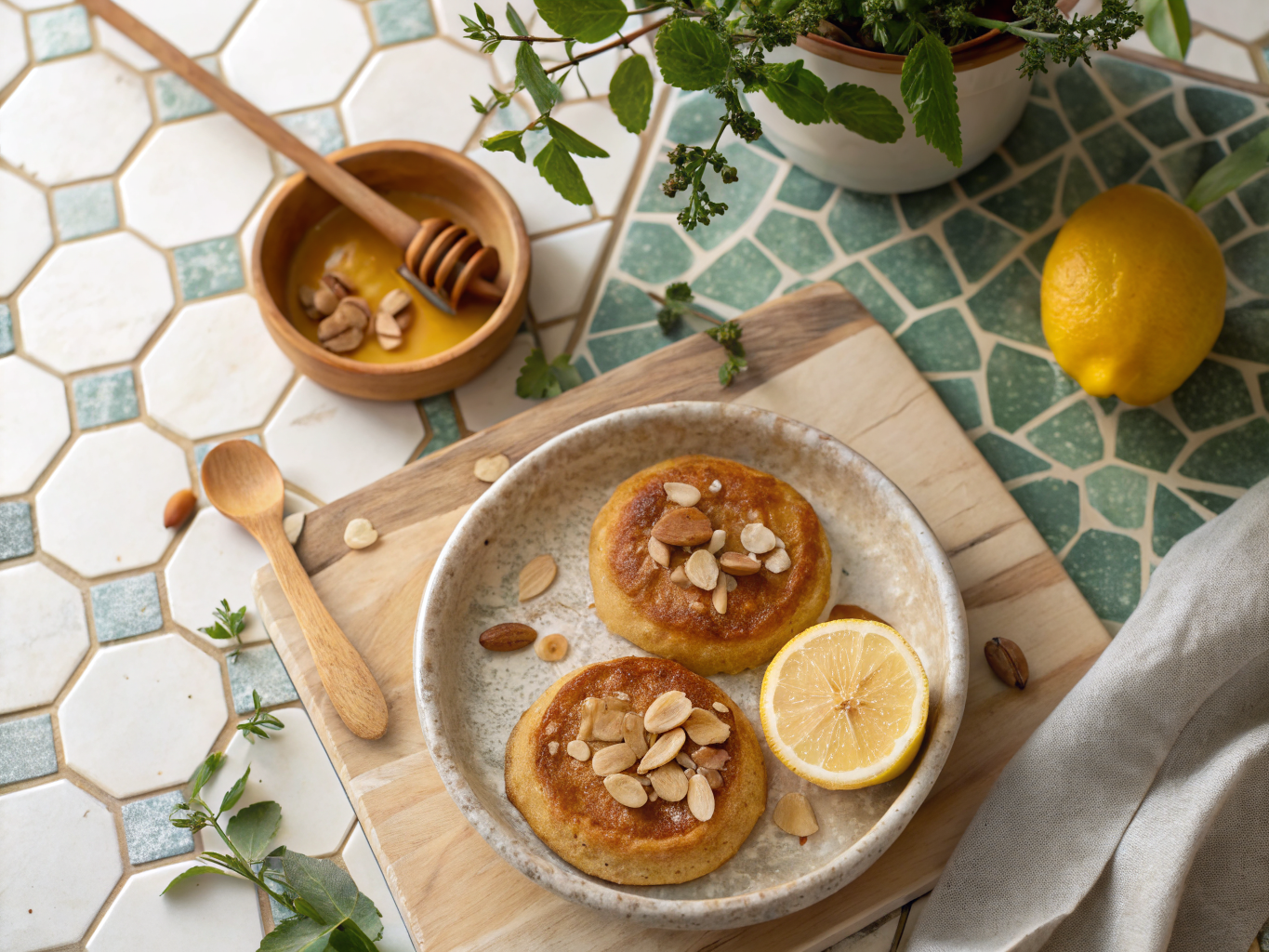 Honey and Almond Briouates for Breakfast