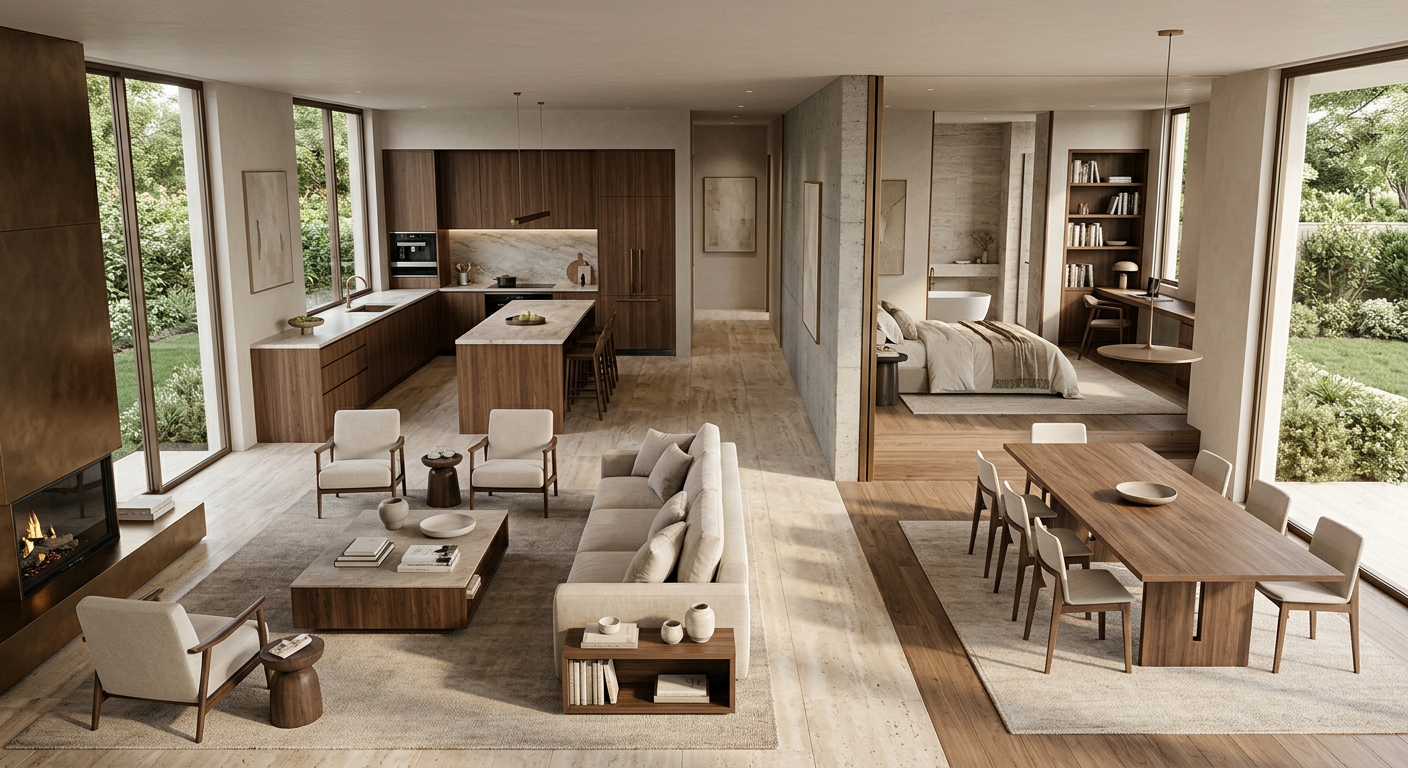 Custom Home Architectural Space Planning For Luxury Homes | IMI Design ...