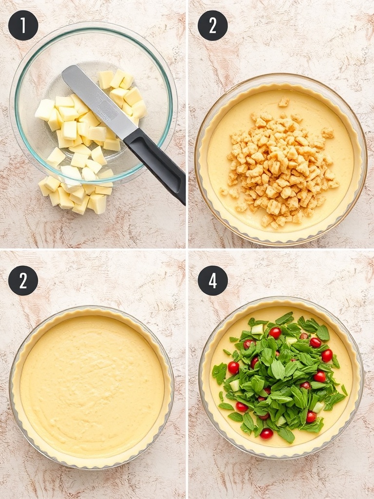 recettes quiche preparation