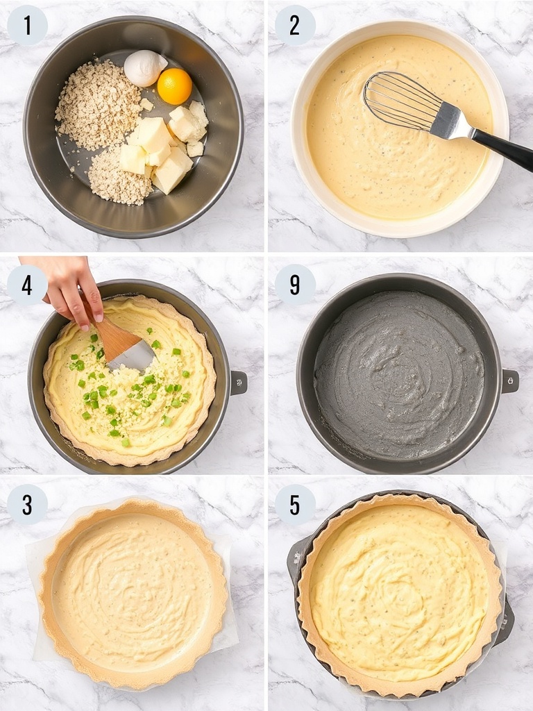 recettes quiche preparation