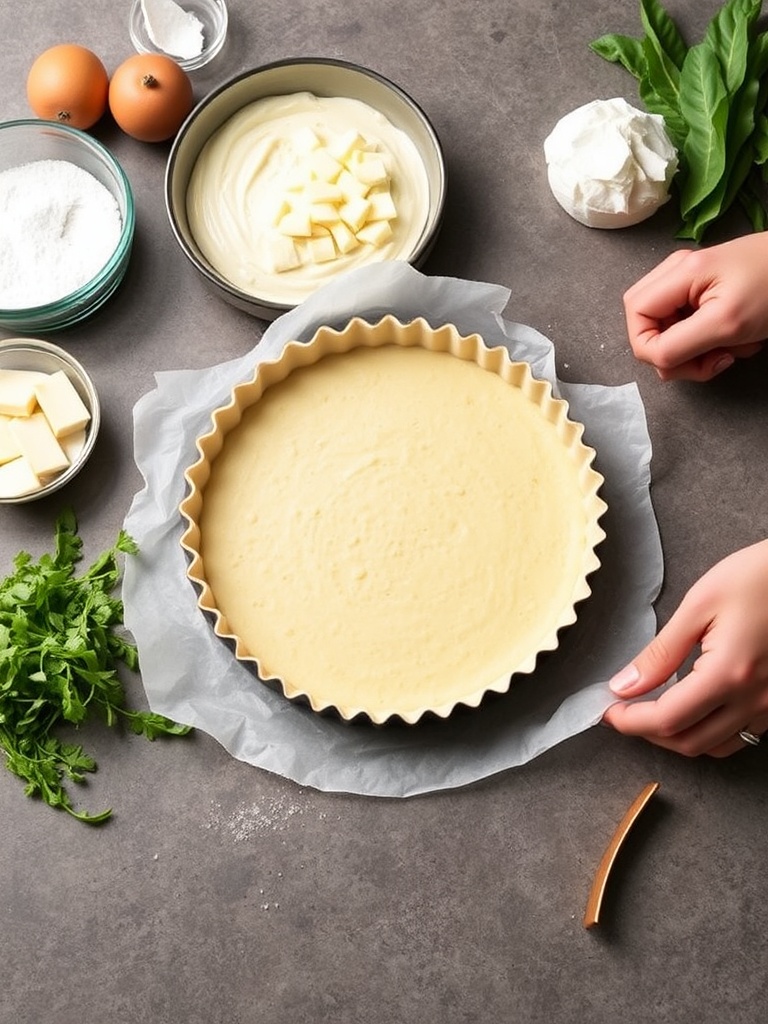 recettes quiche preparation