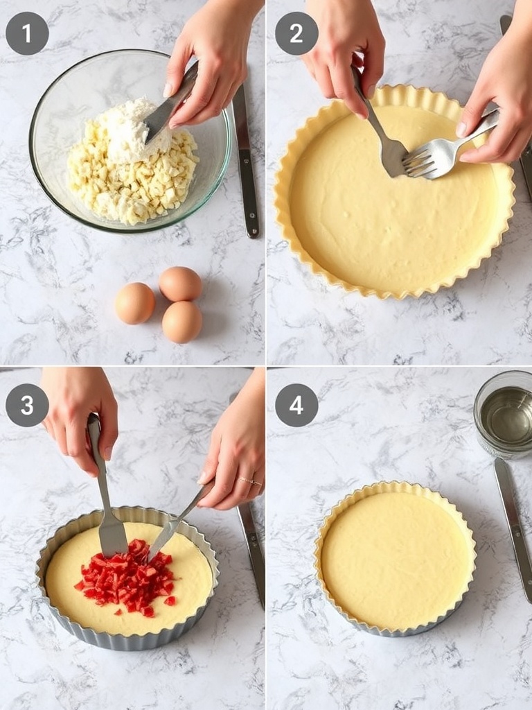 recettes quiche preparation