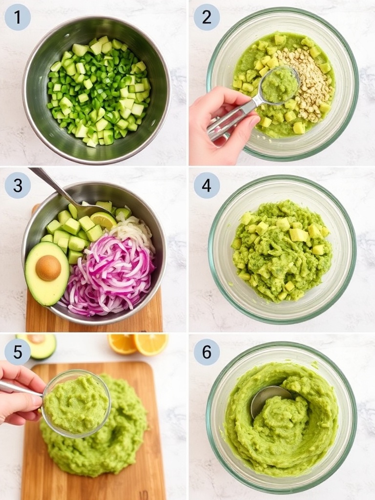 recette guacamole preparation