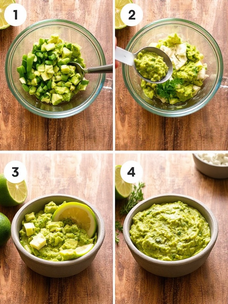 recette guacamole preparation