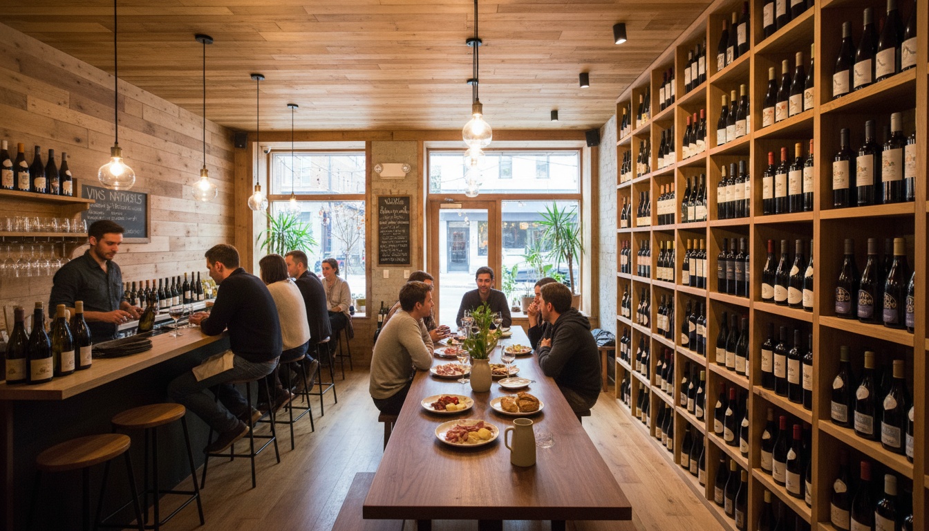 Cozy wine bar with shared plates in Montreal