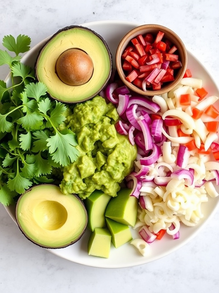 guacamole recette ingredients