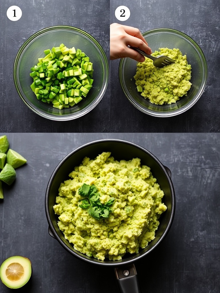 recette guacamole preparation