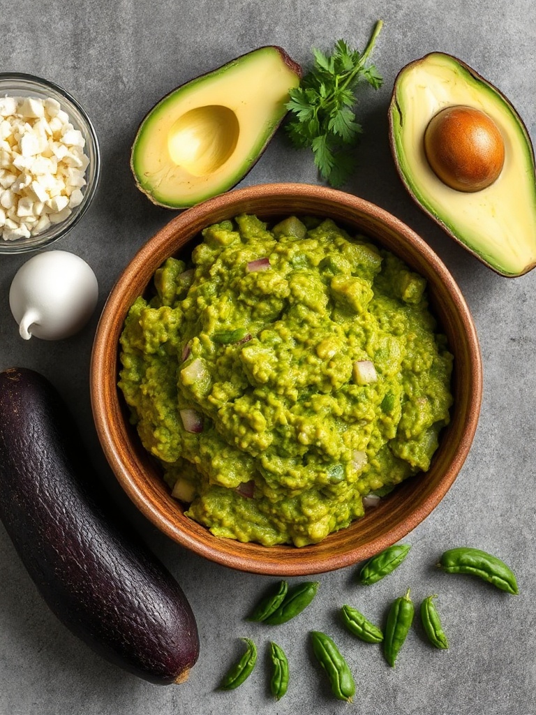 guacamole recette ingredients