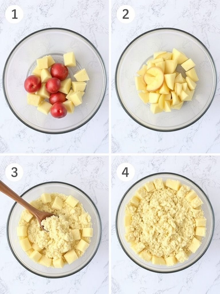 recette crumble pomme preparation