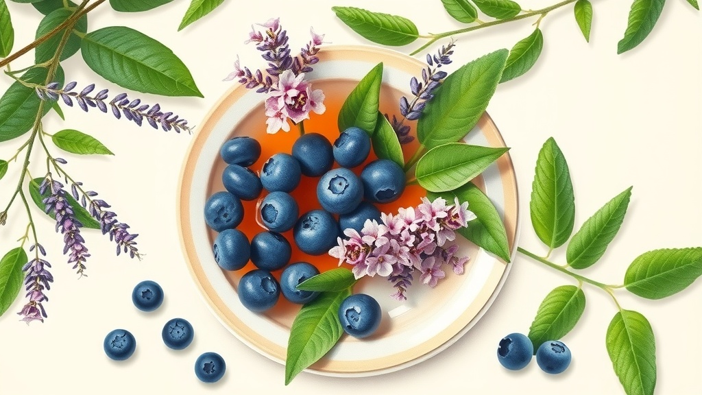 Chá de Mirtilo com Lavanda: Remédio Natural para Insônia