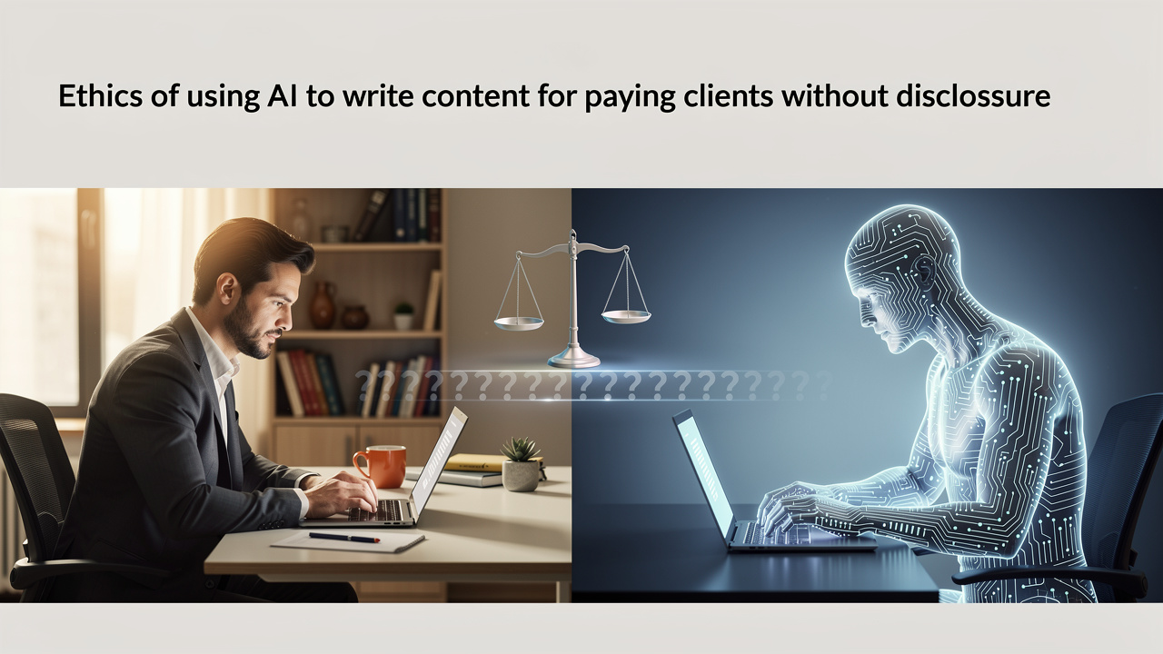 Is It Ethical to Use AI to Write Content for Paying Clients?