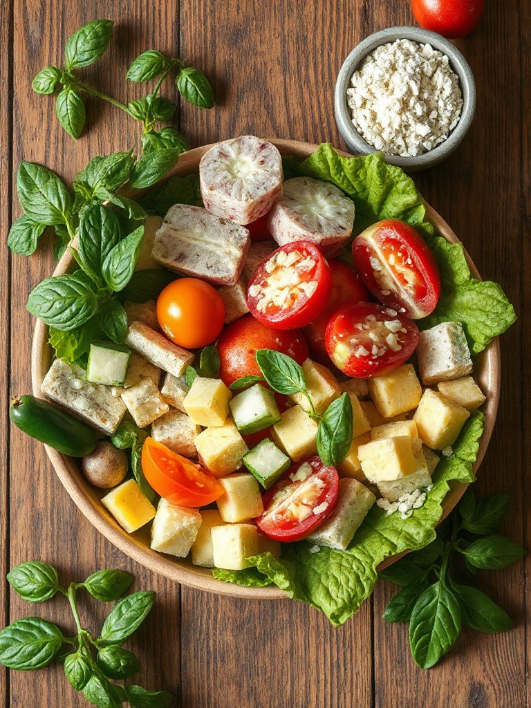 salade de pâtes ingredients