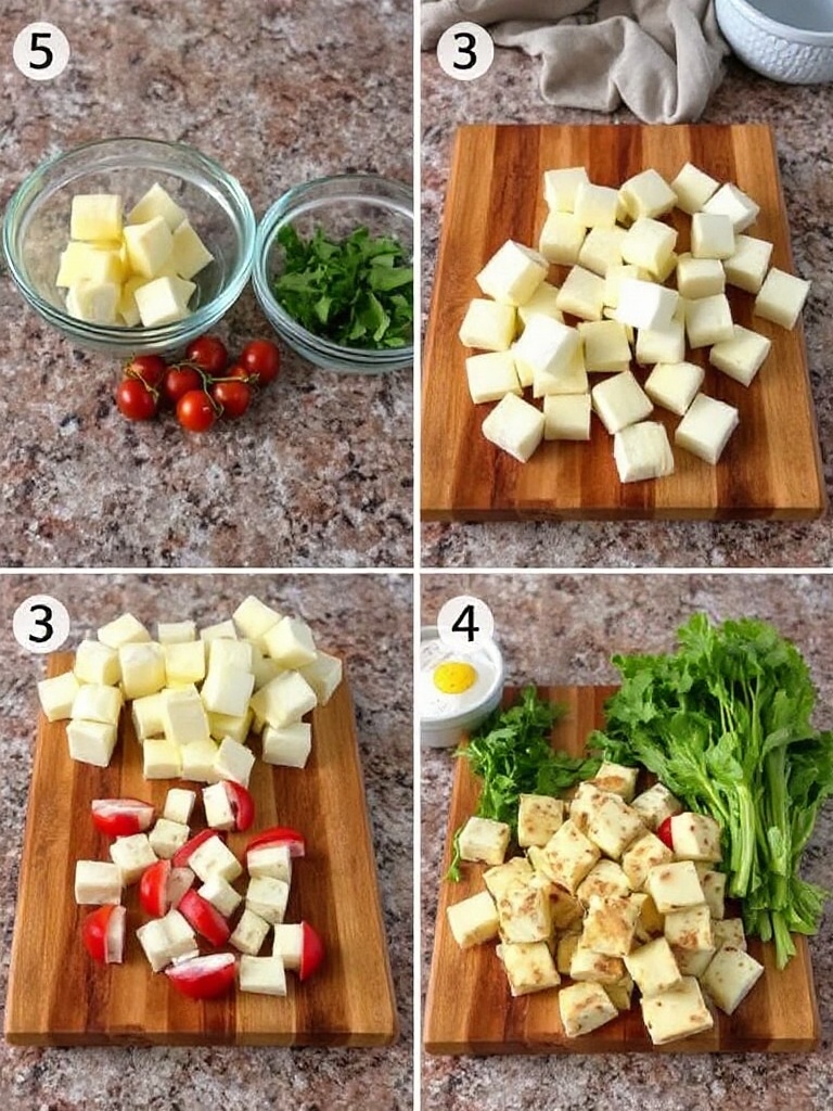 salade de pâtes preparation