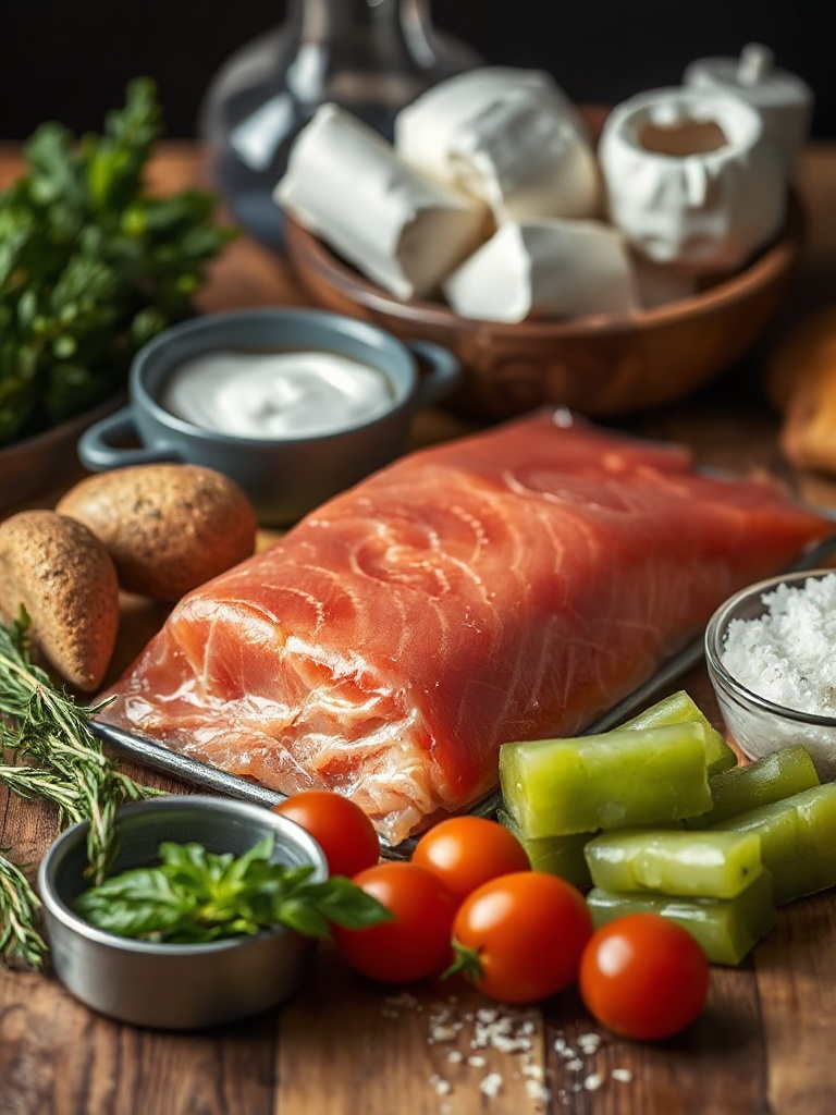 saumon gravlax ingredients