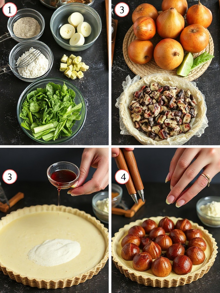 tarte aux poireaux preparation