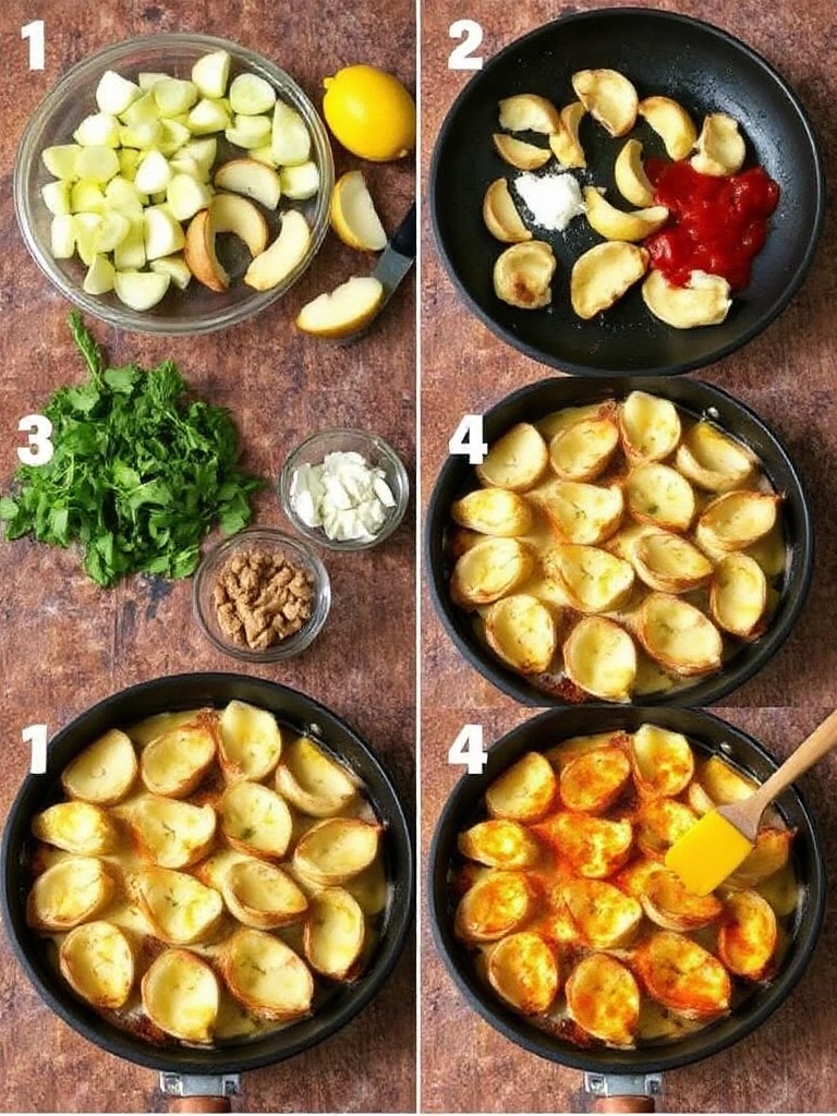 gratin de pates preparation