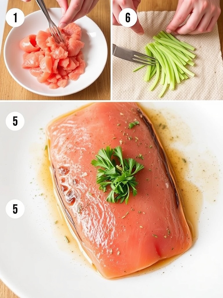 saumon gravlax preparation