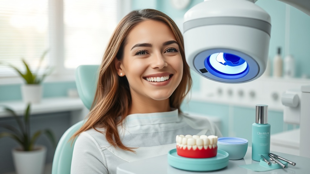 Escaneo intraoral 3D moderno en consultorio dental