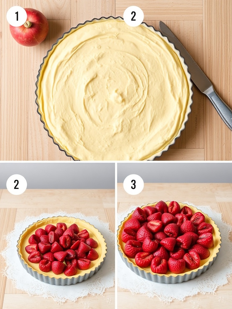 tarte aux poireaux preparation