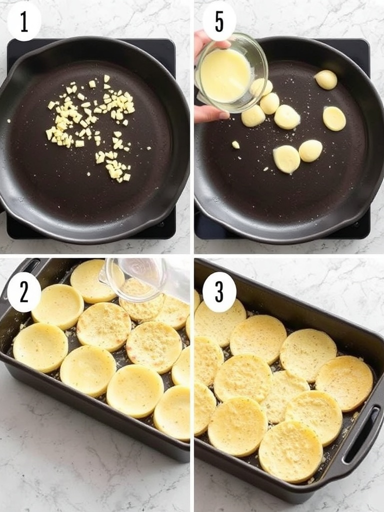 gratin de pates preparation