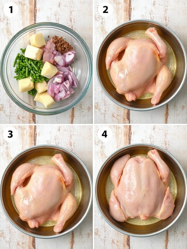 cuisse de poulet au four preparation
