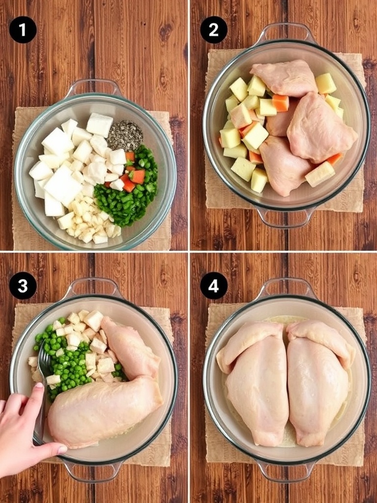 cuisse de poulet au four preparation