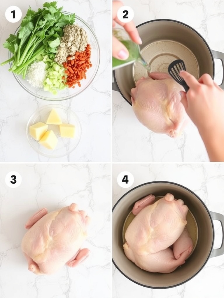 cuisse de poulet au four preparation