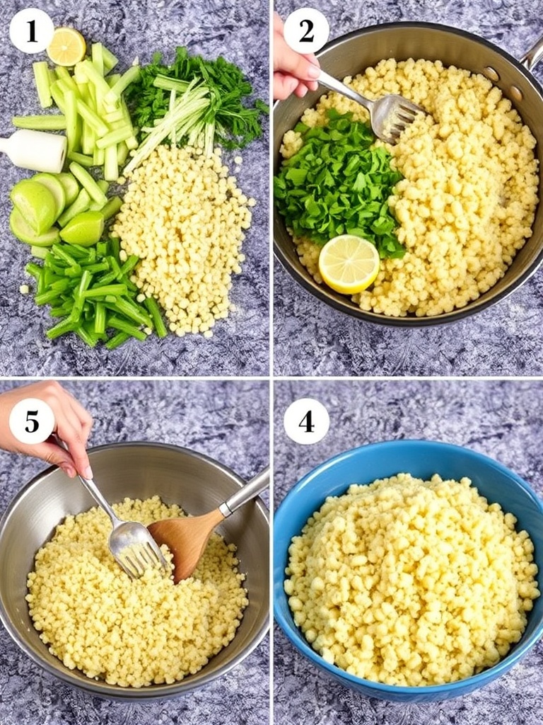 recette couscous preparation