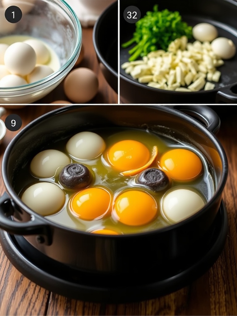oeufs cocotte preparation