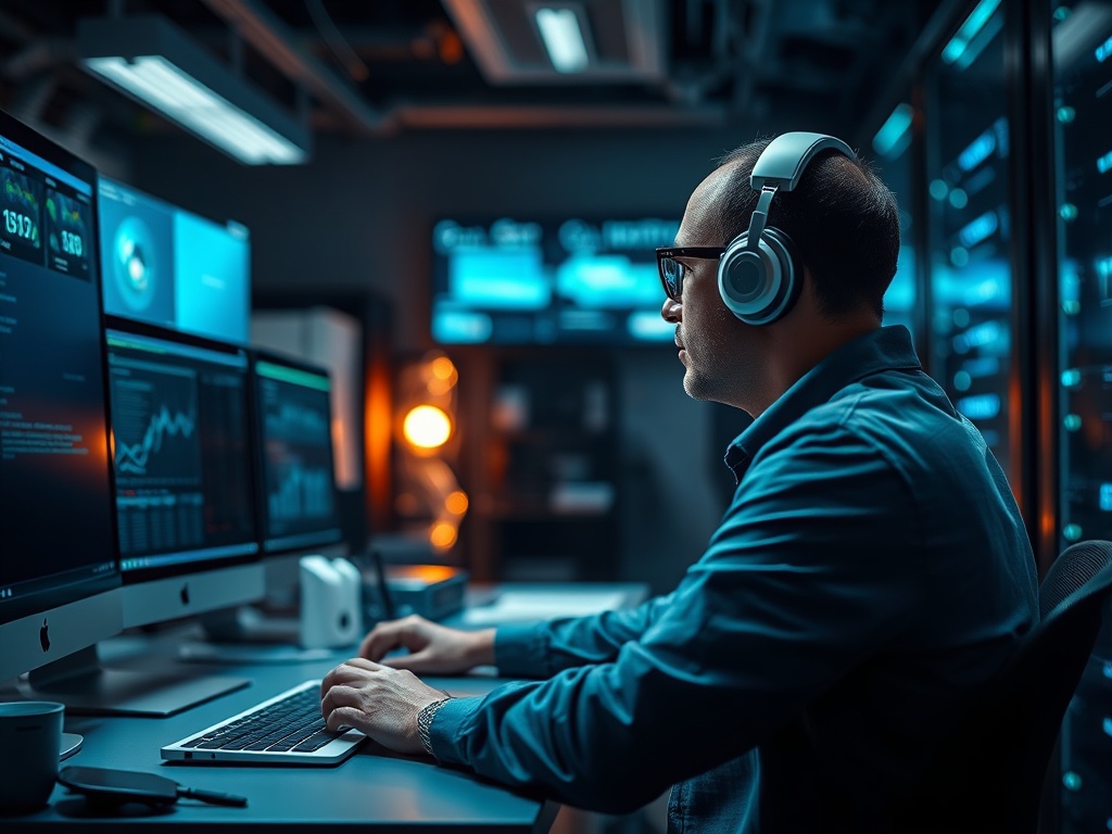 Illustration of AI enhancing human productivity in AI Knowledge Management systems