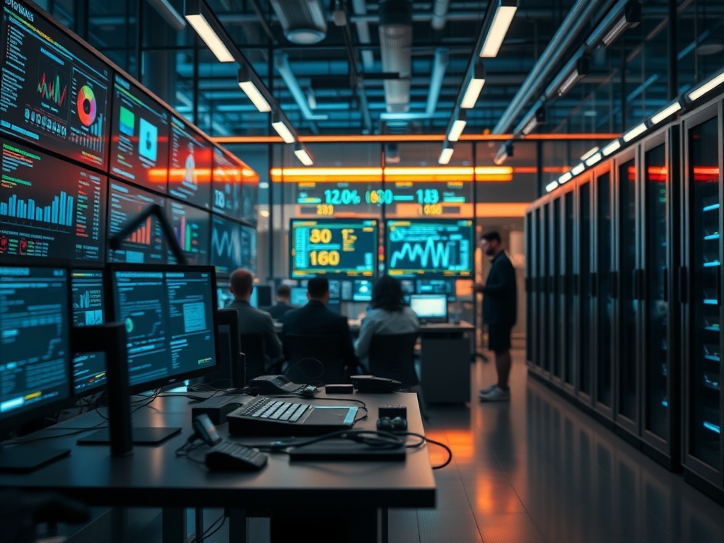 Illustration of AI knowledge management software boosting company growth by 34% in tech industry