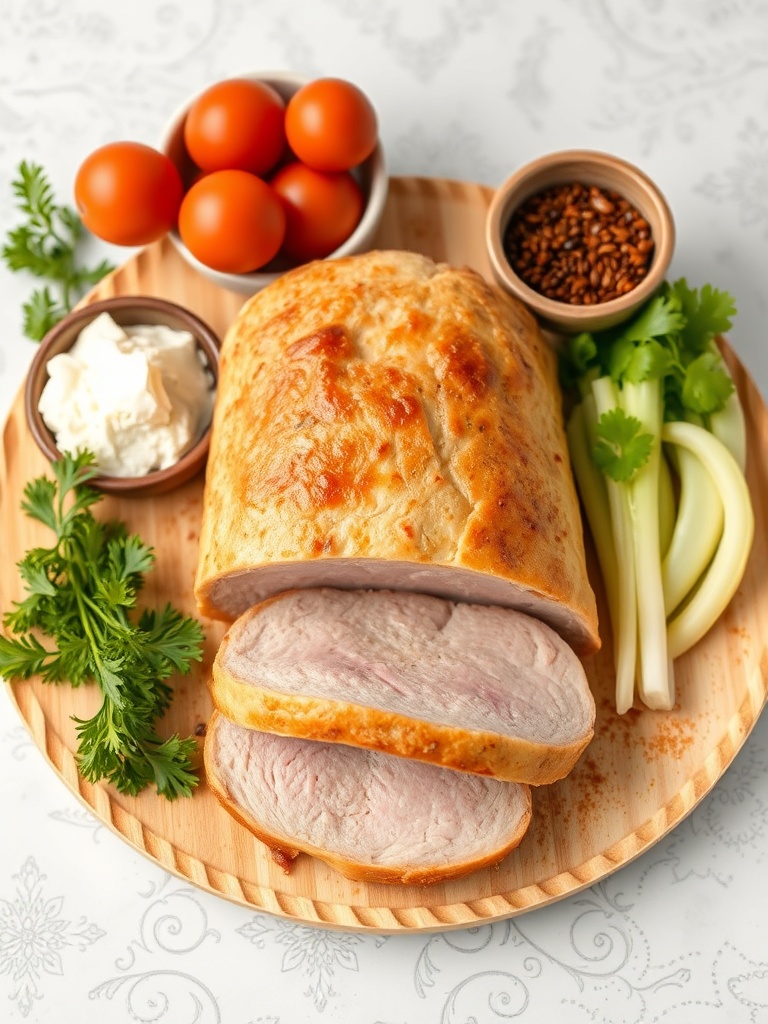 roti de porc au four ingredients